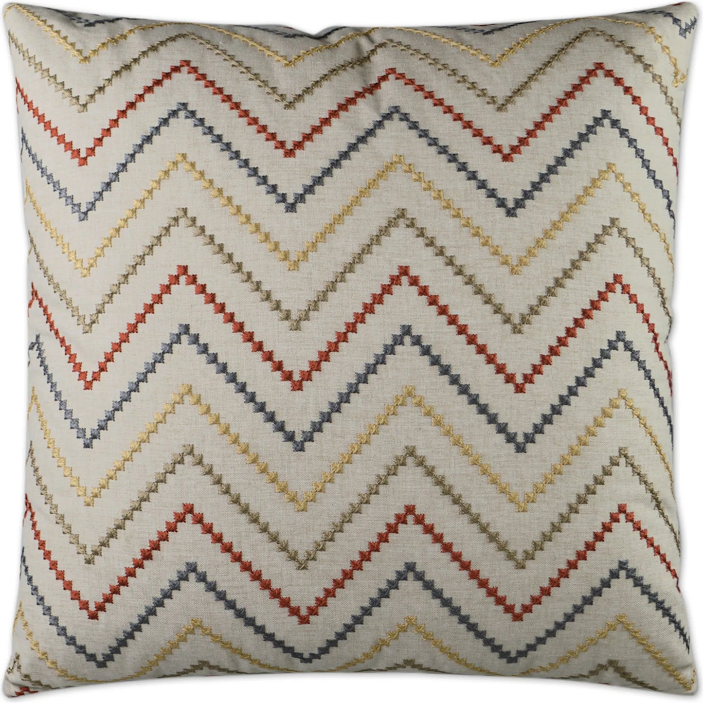001 SI-2380999 | Primary Silo | Divergence Pillow by DV Kap Home in multi. Made from 70% polyester, 30% linen in a transitional style.