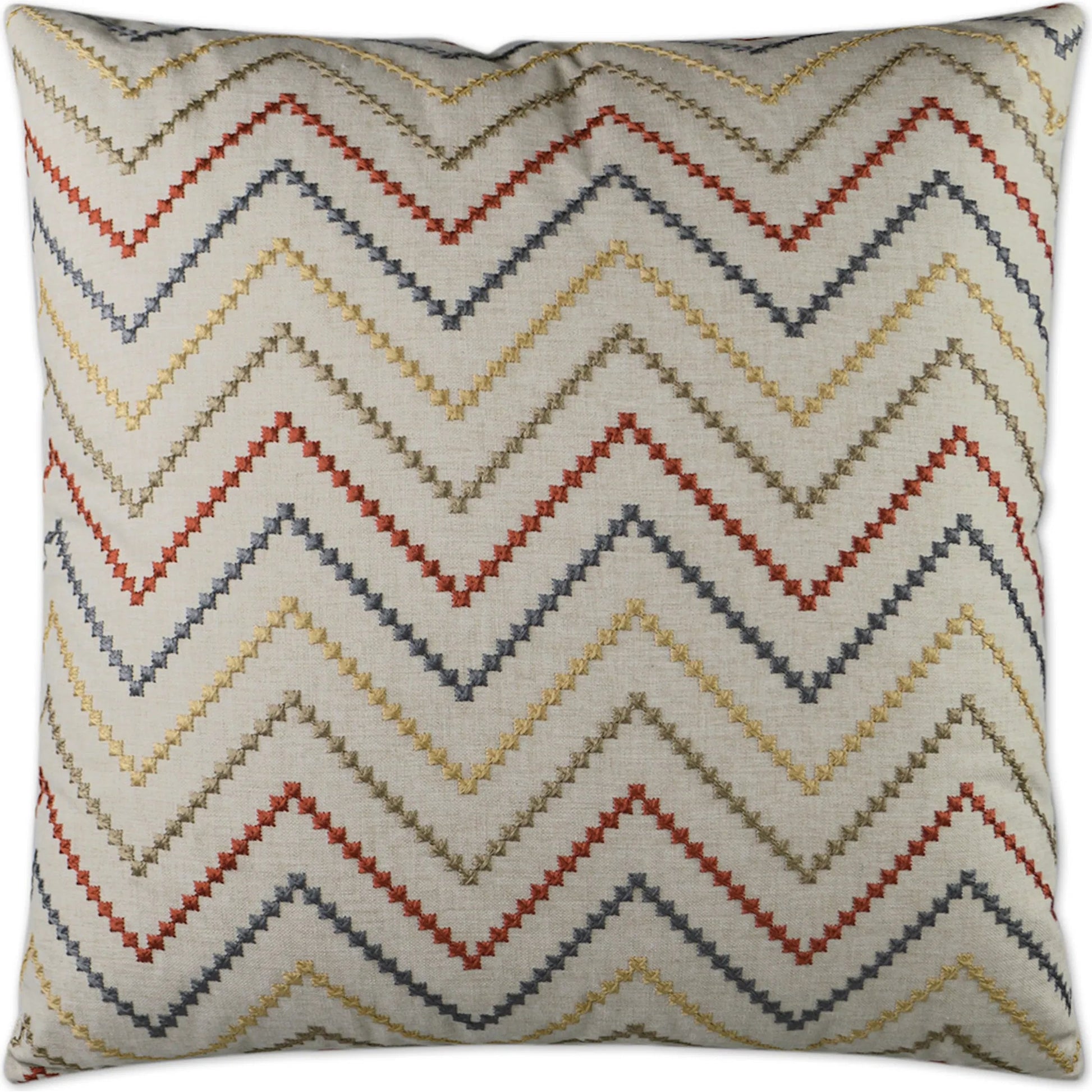 Divergence Pillow by DV Kap Home in multi. Made from 70% polyester, 30% linen in a transitional style.