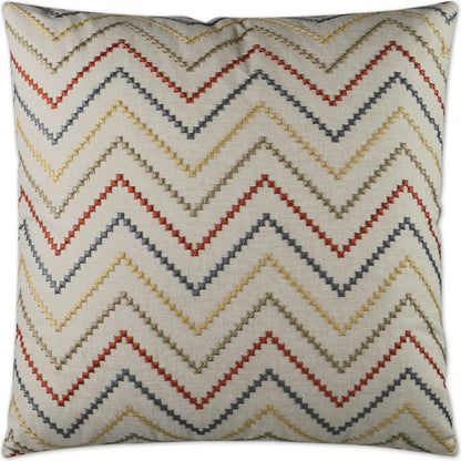 Divergence Pillow by DV Kap Home in multi. Made from 70% polyester, 30% linen in a transitional style.