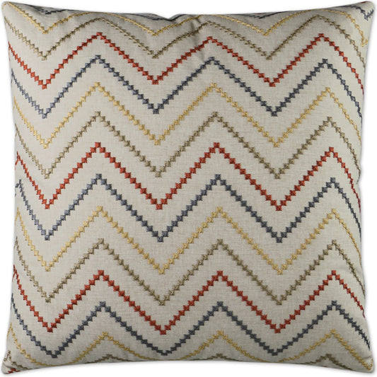 Divergence Pillow by DV Kap Home in multi. Made from 70% polyester, 30% linen in a unique style.