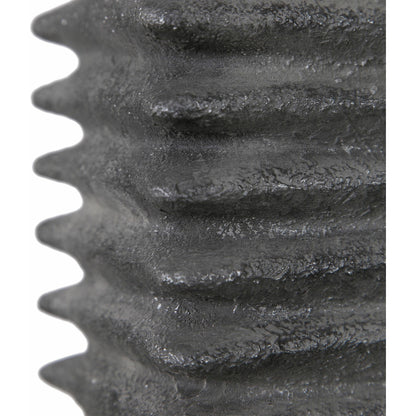 Sanderson Table Lamp by Uttermost in charcoal. Made from ceramic, steel, fabric in a rustic style.