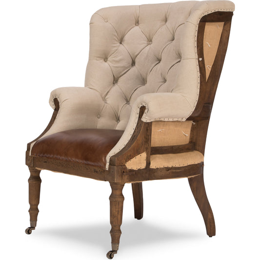 Welsh Chair by Sarreid Ltd.. Made from unique in a traditional style.