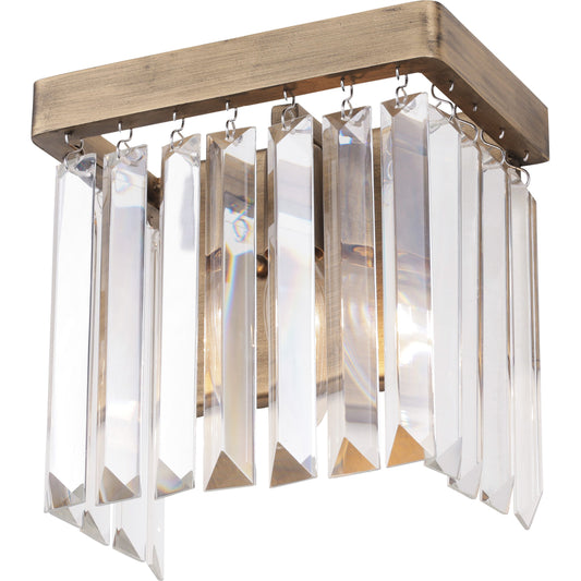 Social Club Bath by Varaluz in havana gold. Made from premium crystal in a transitional style.