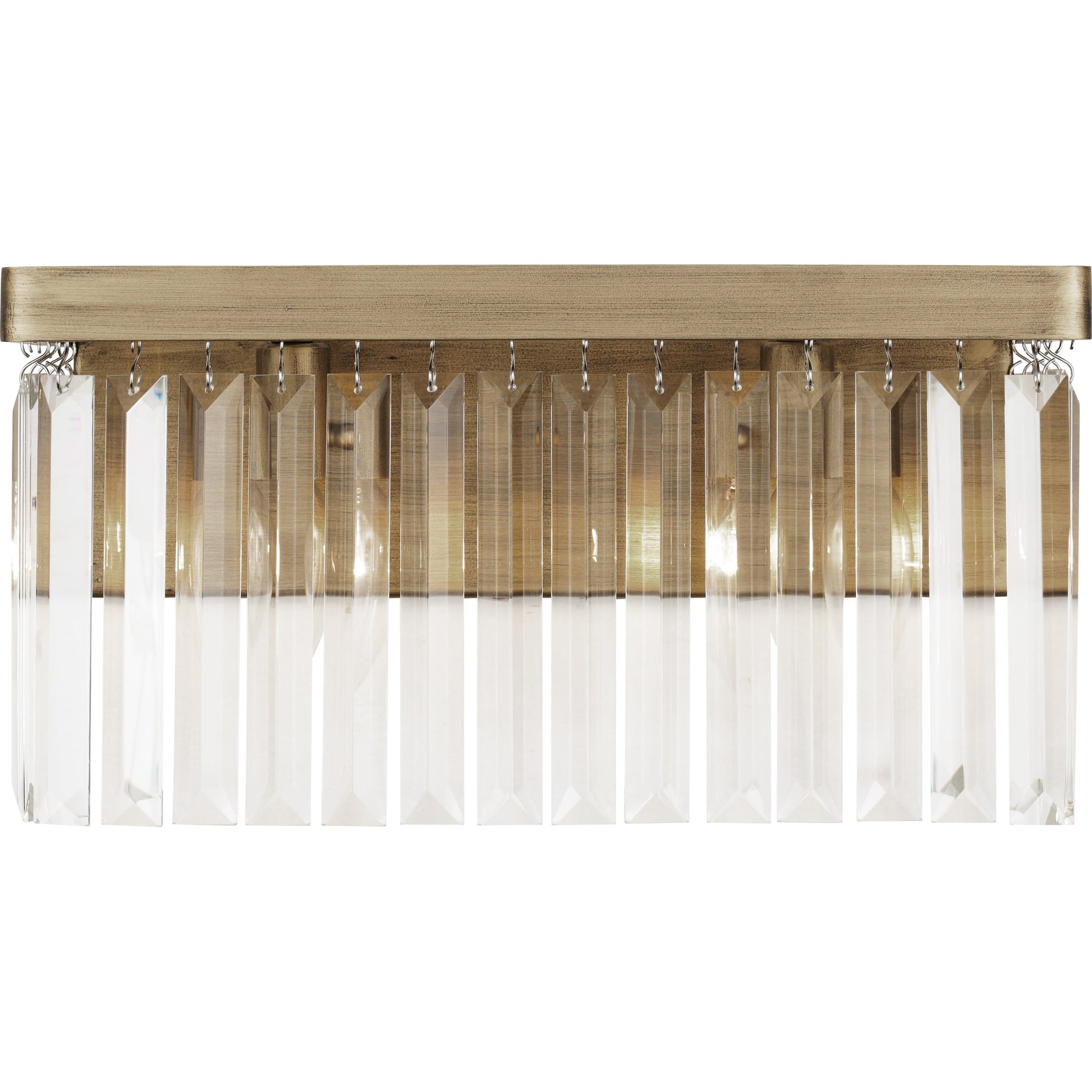 Social Club Bath by Varaluz in havana gold. Made from premium crystal in a transitional style.
