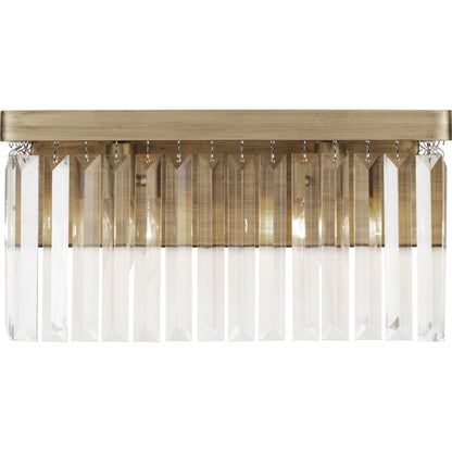 Social Club Bath by Varaluz in havana gold. Made from premium crystal in a transitional style.