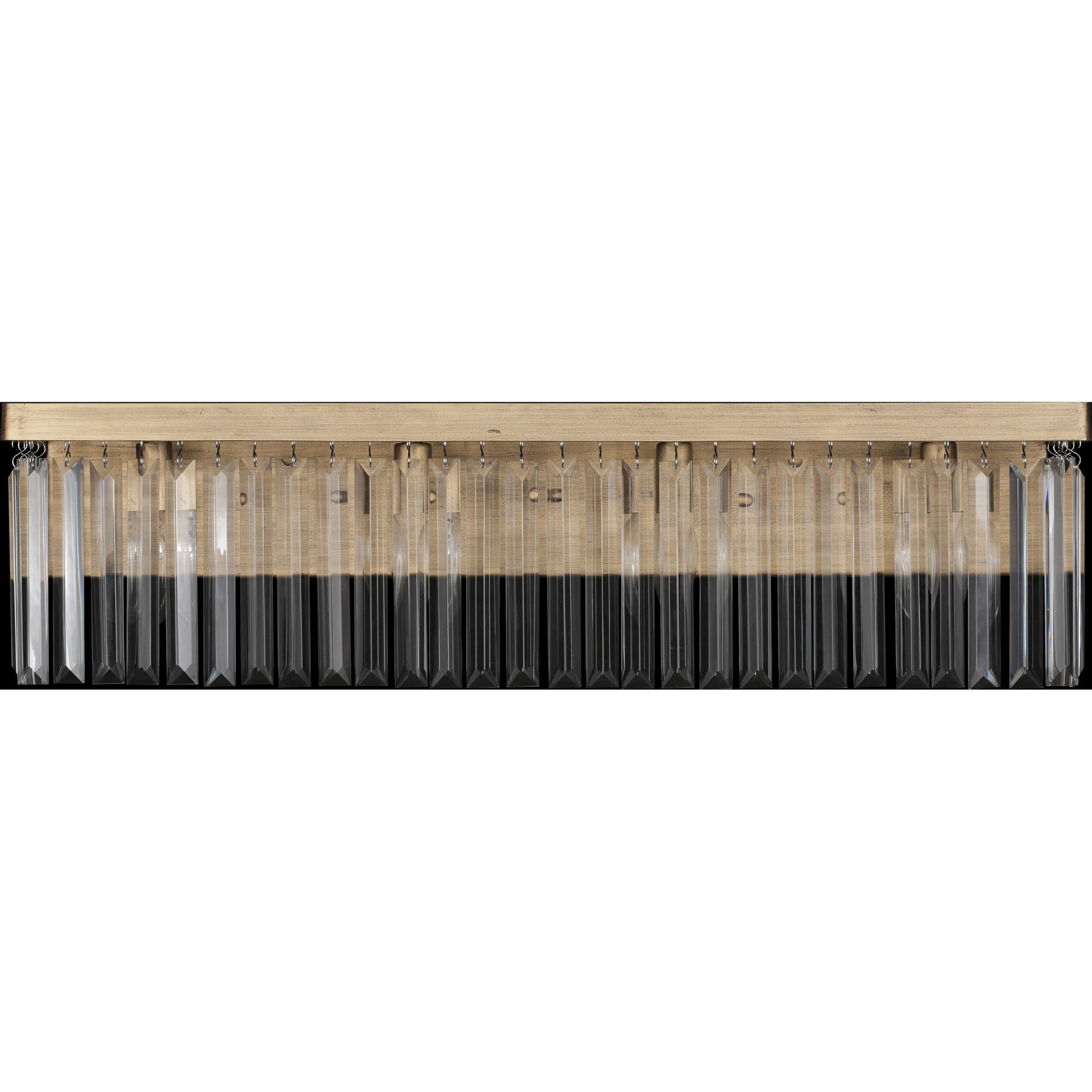 Social Club Bath by Varaluz in havana gold. Made from premium crystal in a transitional style.