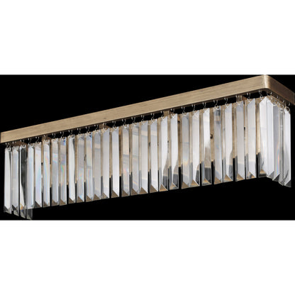 Social Club Bath by Varaluz in havana gold. Made from premium crystal in a transitional style.