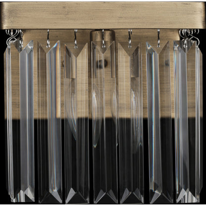 Social Club Bath by Varaluz in havana gold. Made from premium crystal in a transitional style.