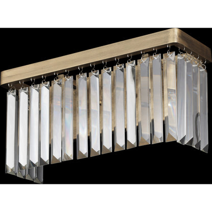 Social Club Bath by Varaluz in havana gold. Made from premium crystal in a transitional style.