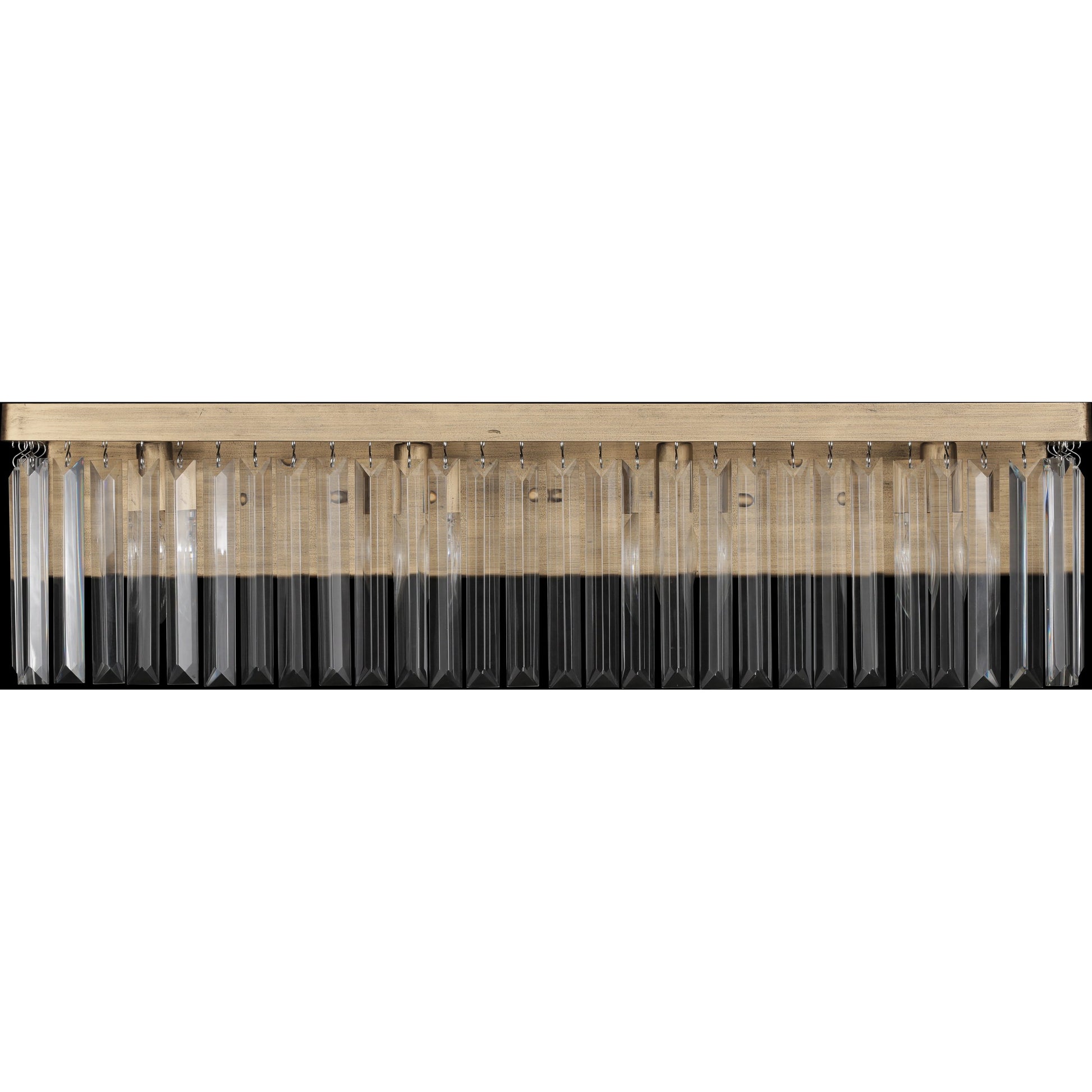 Social Club Bath by Varaluz in havana gold. Made from premium crystal in a transitional style.