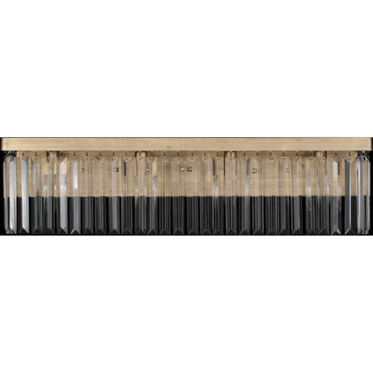 Social Club Bath by Varaluz in havana gold. Made from premium crystal in a transitional style.