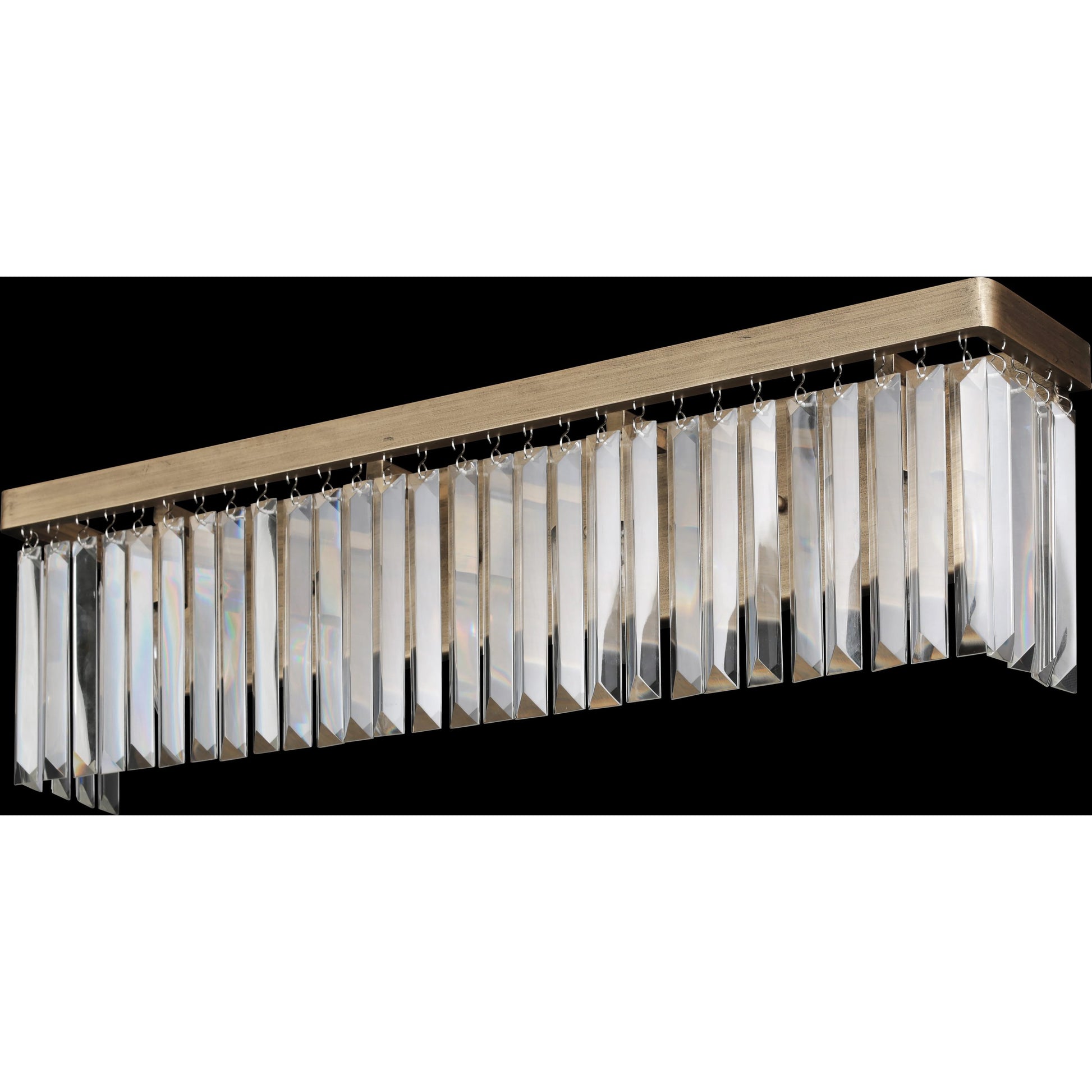 Social Club Bath by Varaluz in havana gold. Made from premium crystal in a transitional style.