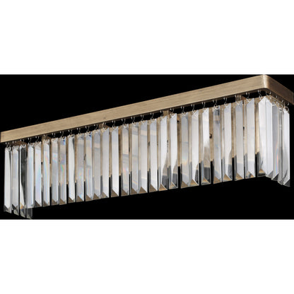 Social Club Bath by Varaluz in havana gold. Made from premium crystal in a transitional style.