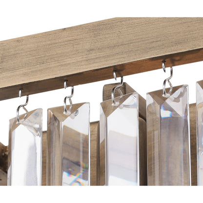 Social Club Bath by Varaluz in havana gold. Made from premium crystal in a transitional style.