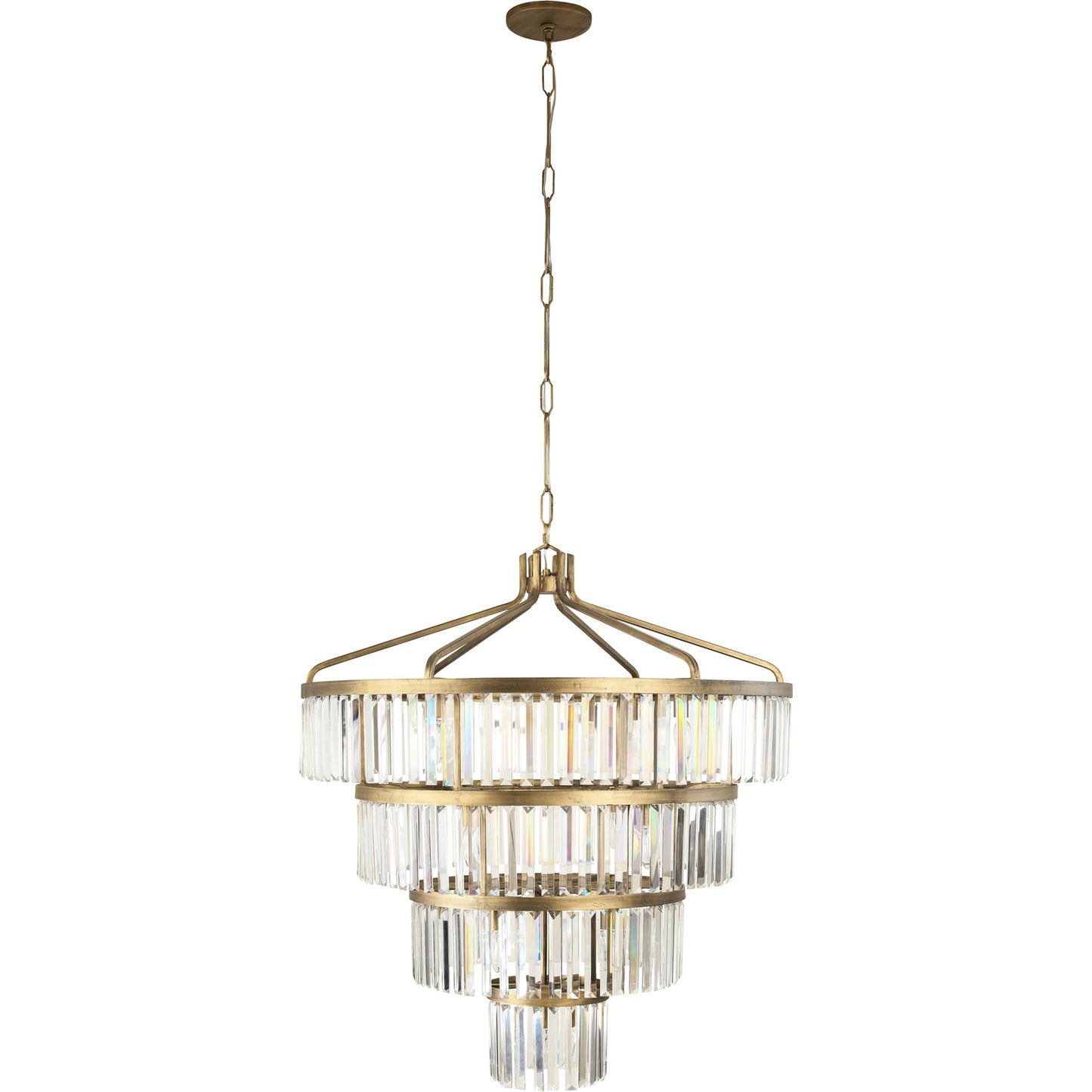 001 SI-1991637 | Additional Silo | Social Club 4-Tier Chandelier by Varaluz in havana gold. Made from unique in a modern style.