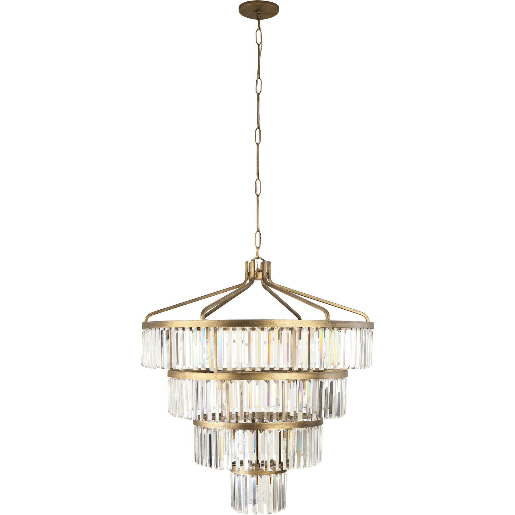Social Club 4-Tier Chandelier by Varaluz in havana gold. Made from unique in a modern style.