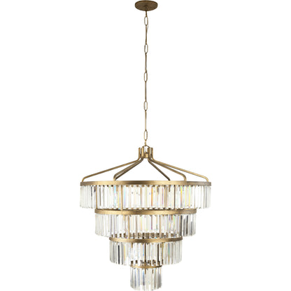 Social Club 4-Tier Chandelier by Varaluz in havana gold. Made from unique in a modern style.
