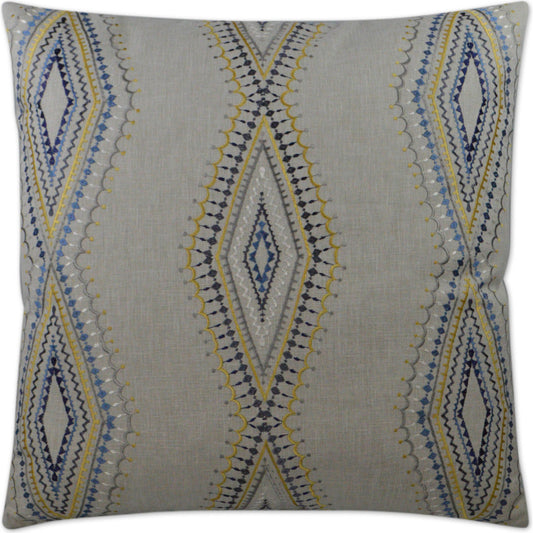 Pecos by DV Kap Home in blue, yellow. Made from 50% polyester, 50% cotton in a eclectic & global style.