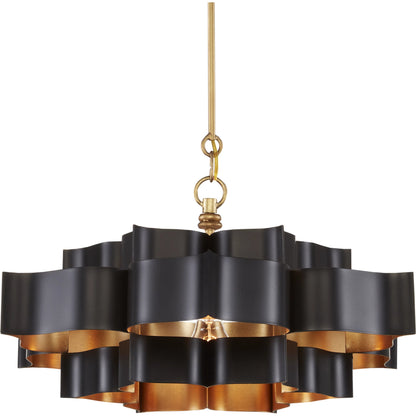 Grand Lotus Chandelier by Currey and Company. Made from unique in a modern style.