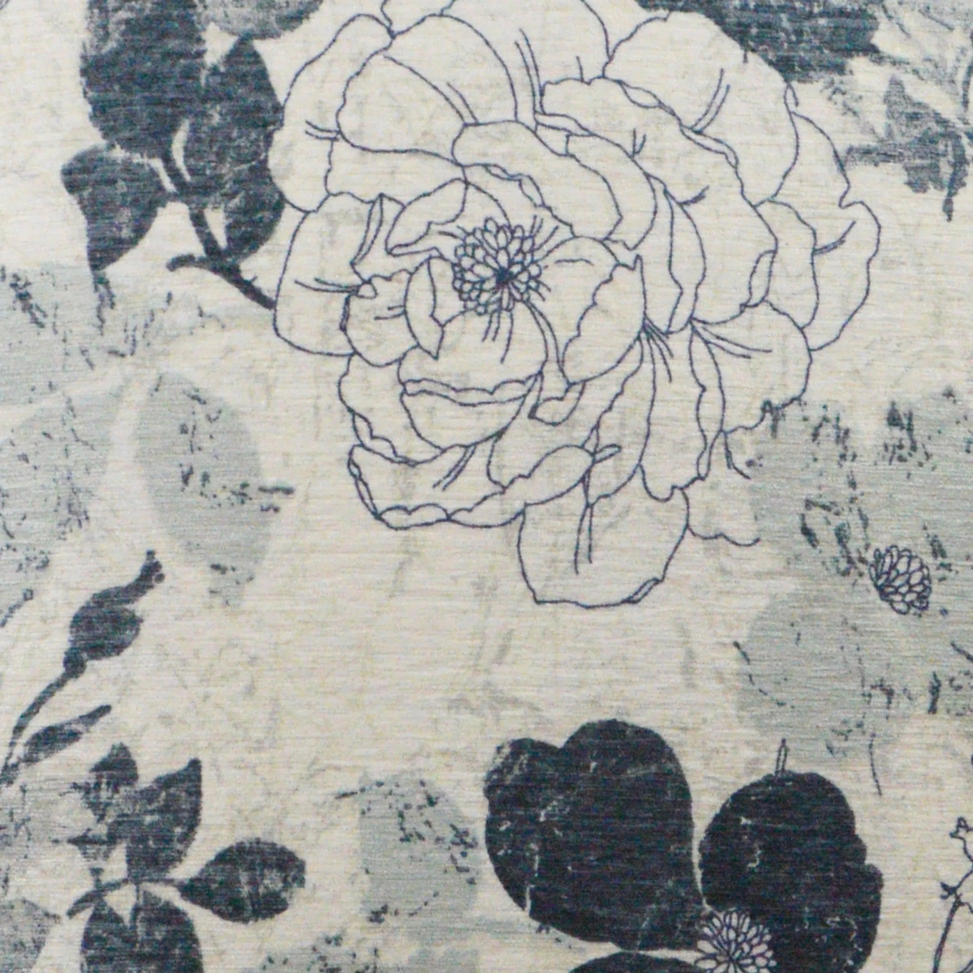Mademoiselle Pillow by DV Kap Home in blue. Made from 100% polyester in a traditional style.