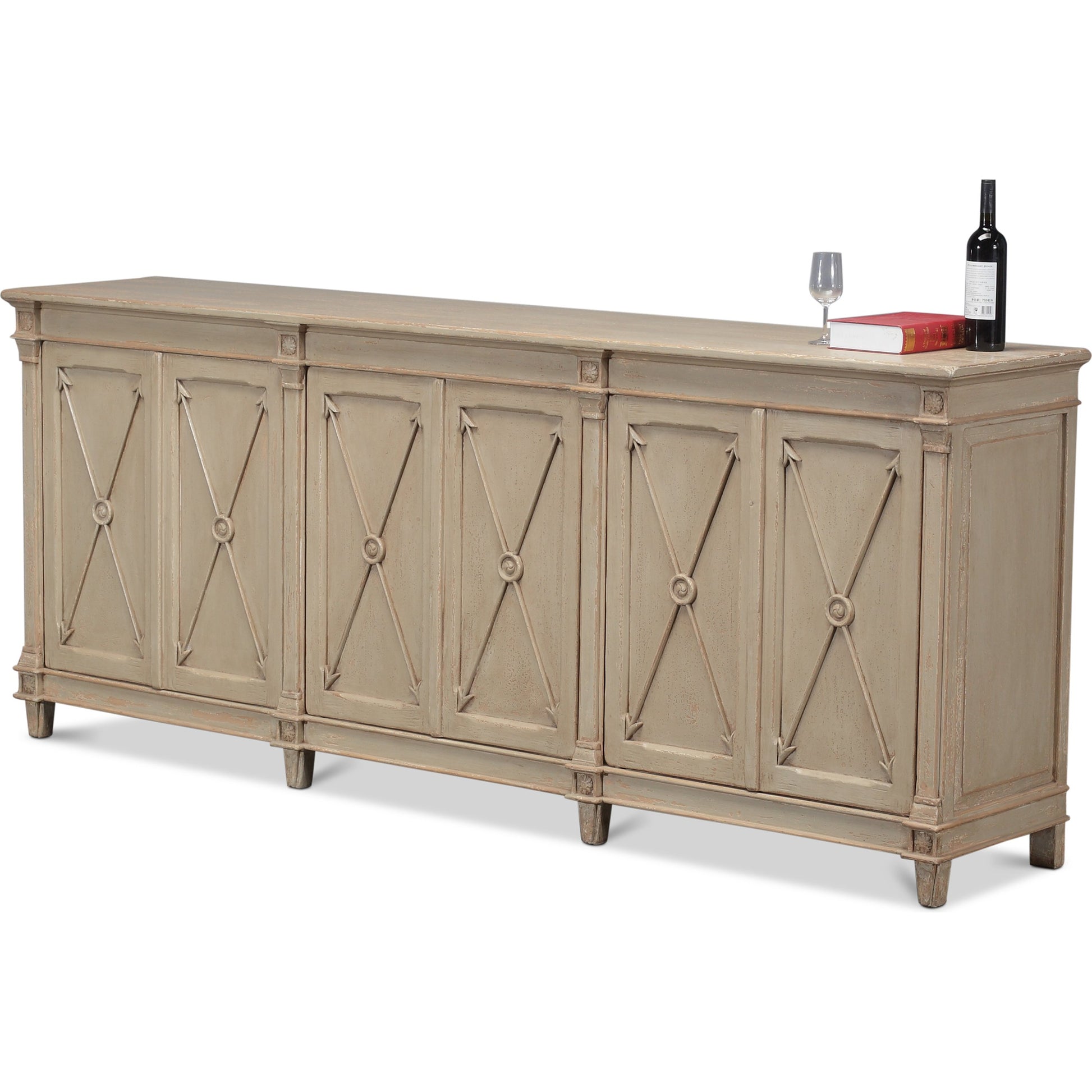 Marksman Cabinet II by Sarreid Ltd.. Made from unique in a traditional style.