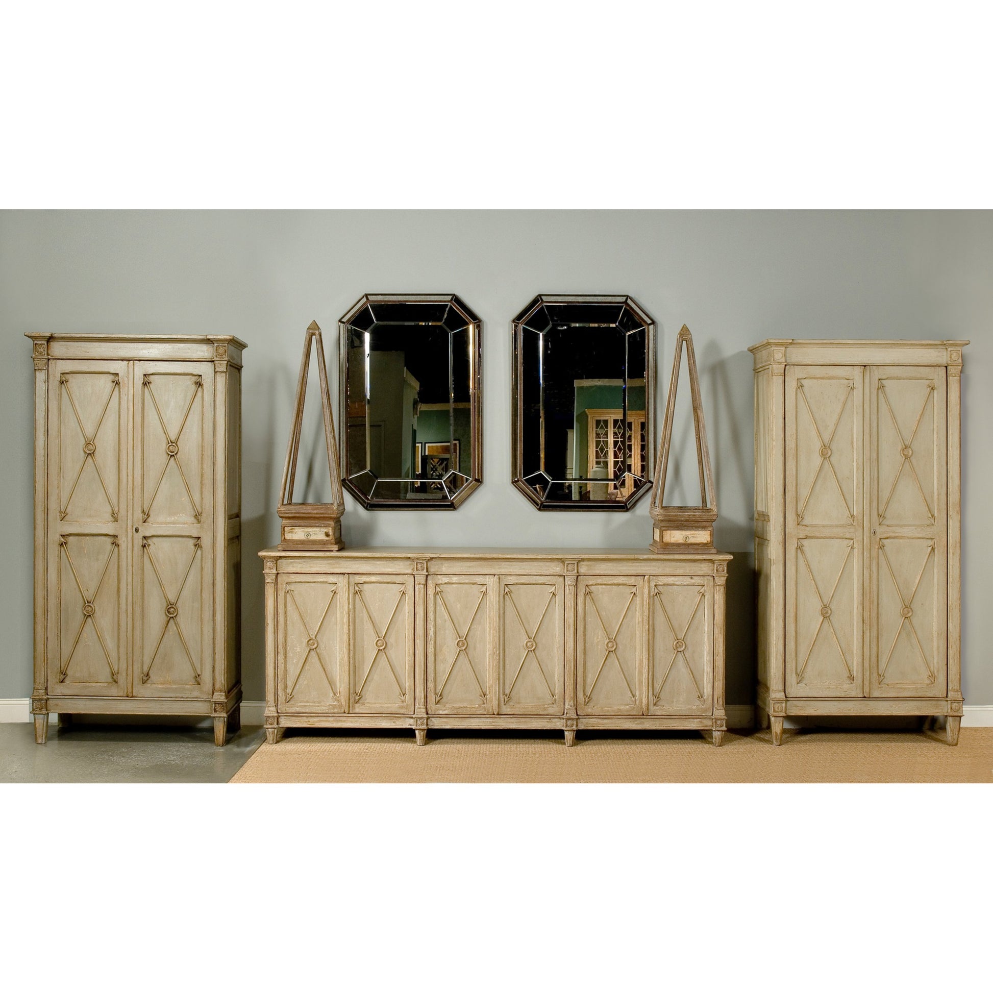 Marksman Cabinet II by Sarreid Ltd.. Made from unique in a traditional style.