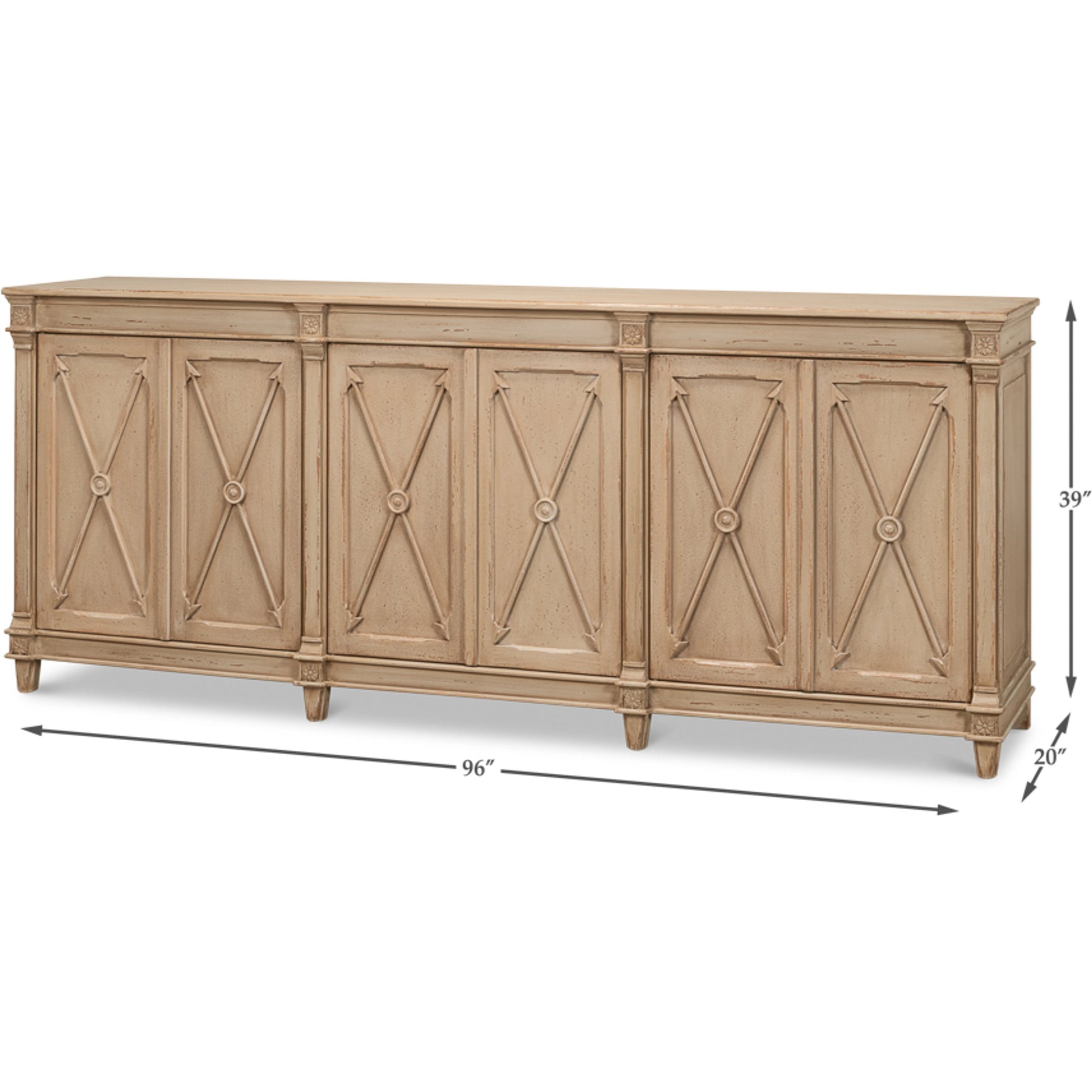 Marksman Cabinet II by Sarreid Ltd.. Made from unique in a traditional style.