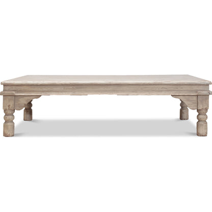 Kaffe Table by Sarreid Ltd. in gray. Made from pine in a cottage & farmhouse style.