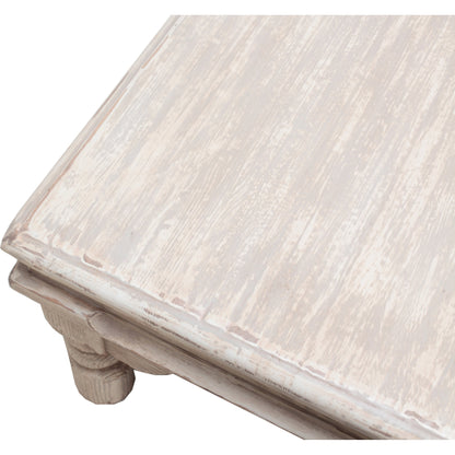 Kaffe Table by Sarreid Ltd. in gray. Made from pine in a cottage & farmhouse style.