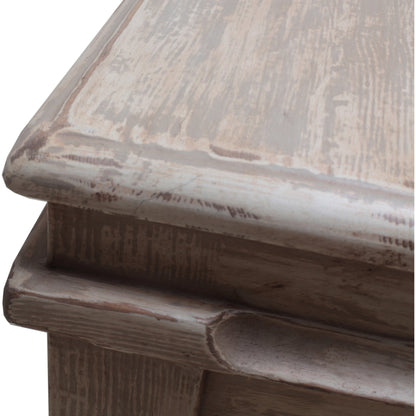 Kaffe Table by Sarreid Ltd. in gray. Made from pine in a cottage & farmhouse style.