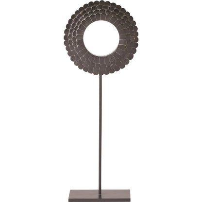 Four Layer Horn Scalloped Mounted Ring by Global Views. Made from unique in a modern style.