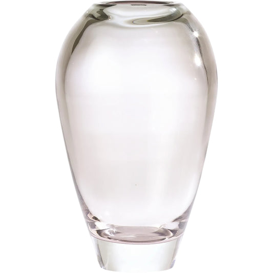 Balloon Grey Vase by Global Views in grey. Made from art glass in a modern style.