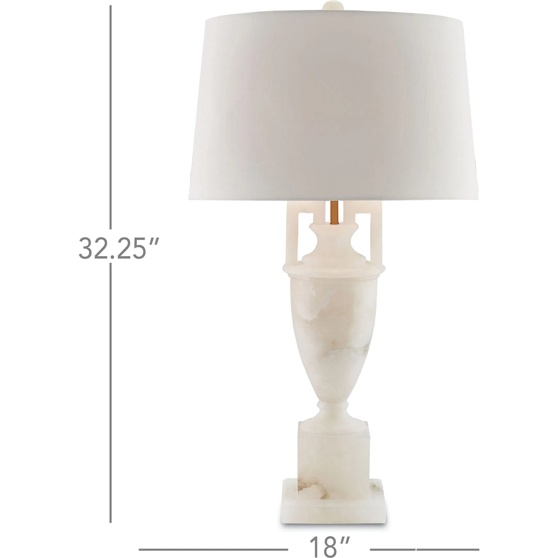 Clifford Table Lamp by Currey and Company in natural, coffee bronze. Made from alabaster, metal in a traditional style.
