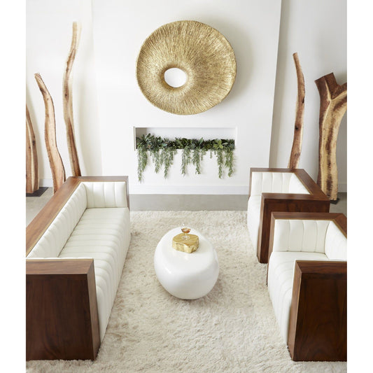 Convergence Mirror by Phillips Collection. Made from resin in a modern style.
