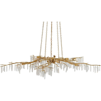 Forest Light Chandelier by Currey and Company. Made from unique in a modern style.