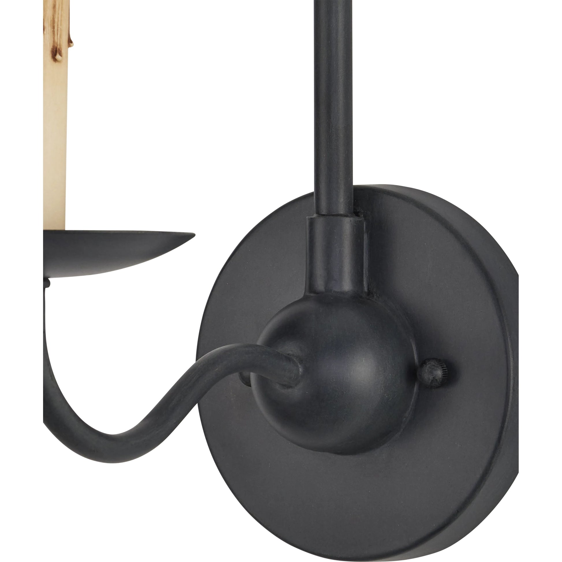 Saxon Single-Light Wall Sconce by Currey and Company. Made from unique in a modern style.