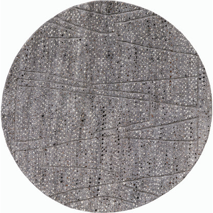 Dering Polka Dots Rug - T27T6042 by Thom Felicia by Feizy Rugs in gray, tan, taupe. Made from wool in a unique style.