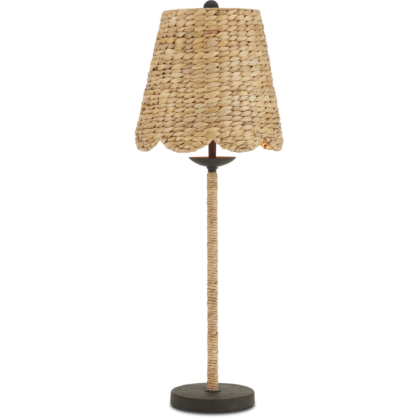 001 SI-2007662 | Primary Silo | Annabelle Table Lamp by Currey and Company in natural, mole black. Made from metal in a cottage & farmhouse style.