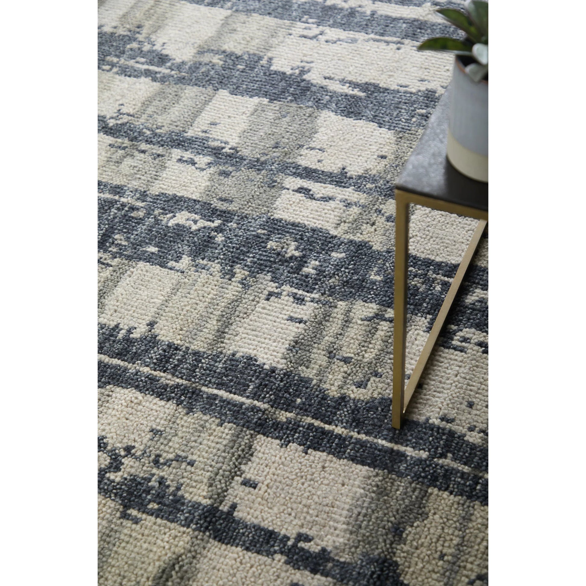 Altmar Rug - T18T6035 by Thom Felicia by Feizy Rugs in blue, gray, taupe. Made from wool in a unique style.