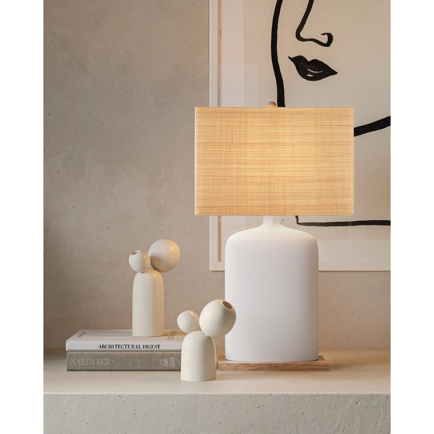 004 SI-2257236 | Lifestyle | Ensemble Object Set by Currey and Company in ivory. Made from wood in a modern style.