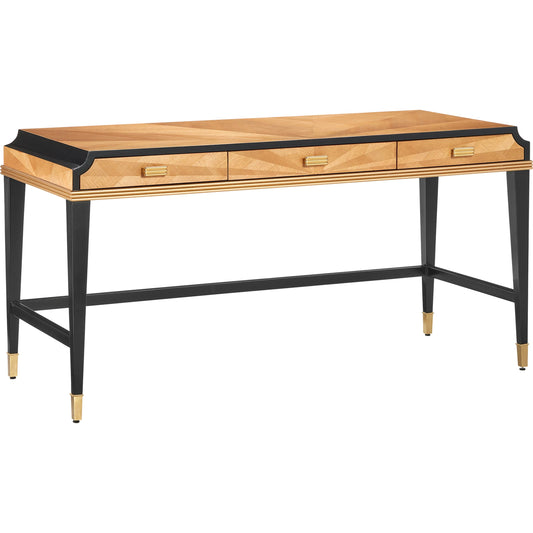 Kallista Desk by Currey and Company. Made from unique in a transitional style.