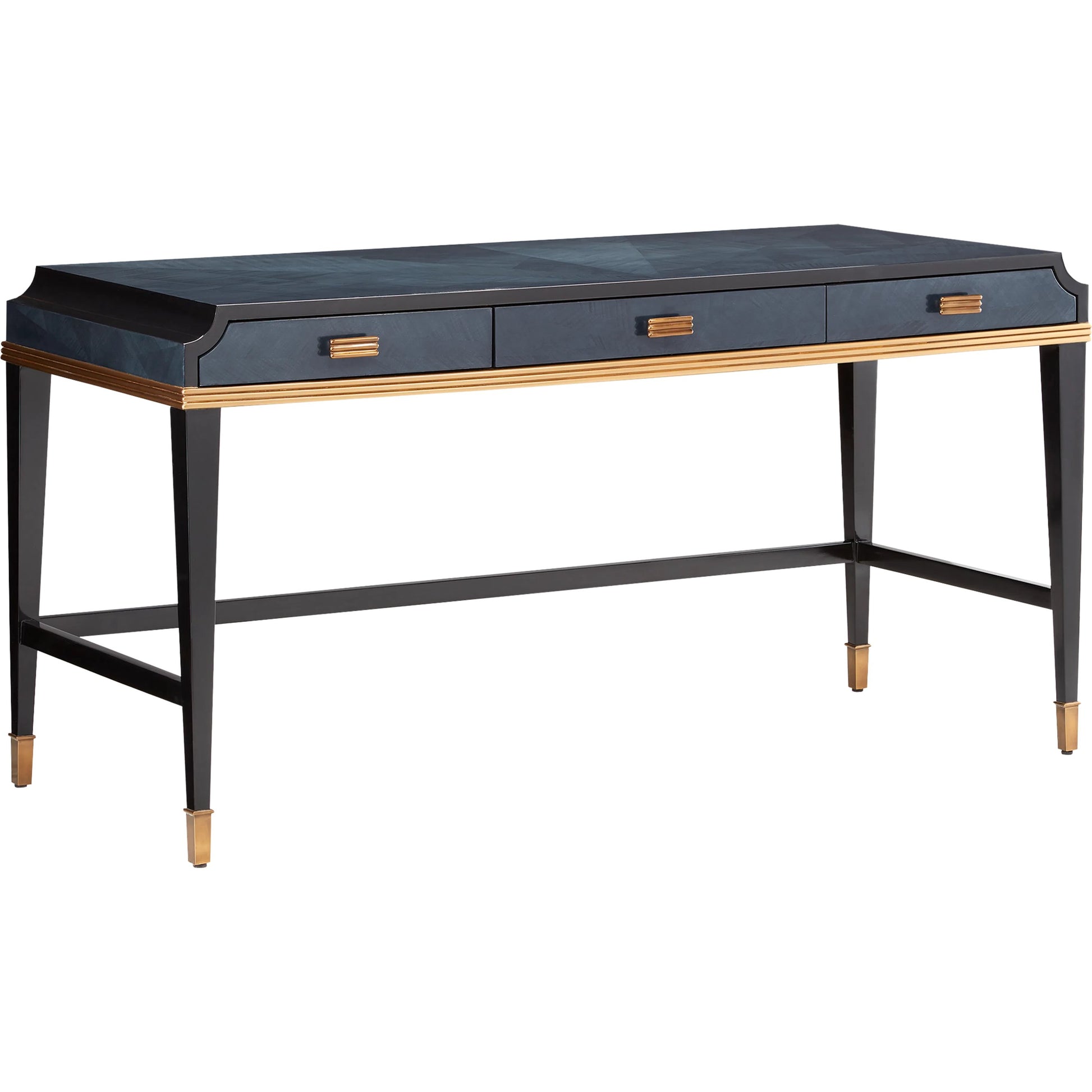 Kallista Desk by Currey and Company. Made from unique in a transitional style.
