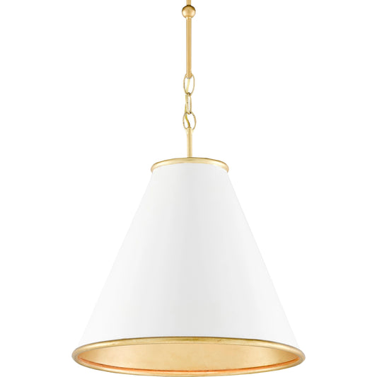Pierrepont Pendant by Currey and Company. Made from wrought iron in a transitional style.