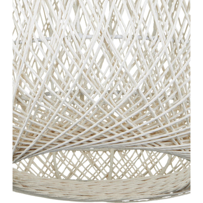 Cocoon Pendant by Currey and Company in cream, vanilla. Made from unique in a modern style.