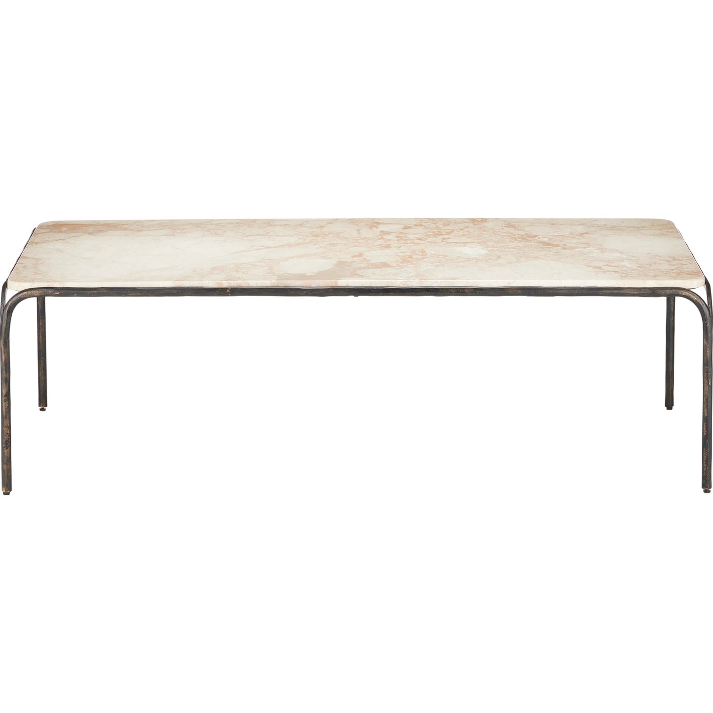 003 SI-2387004 | Additional Silo | Crema Cocktail Table by Currey and Company in natural, bronze. Made from marble, iron in a modern style.