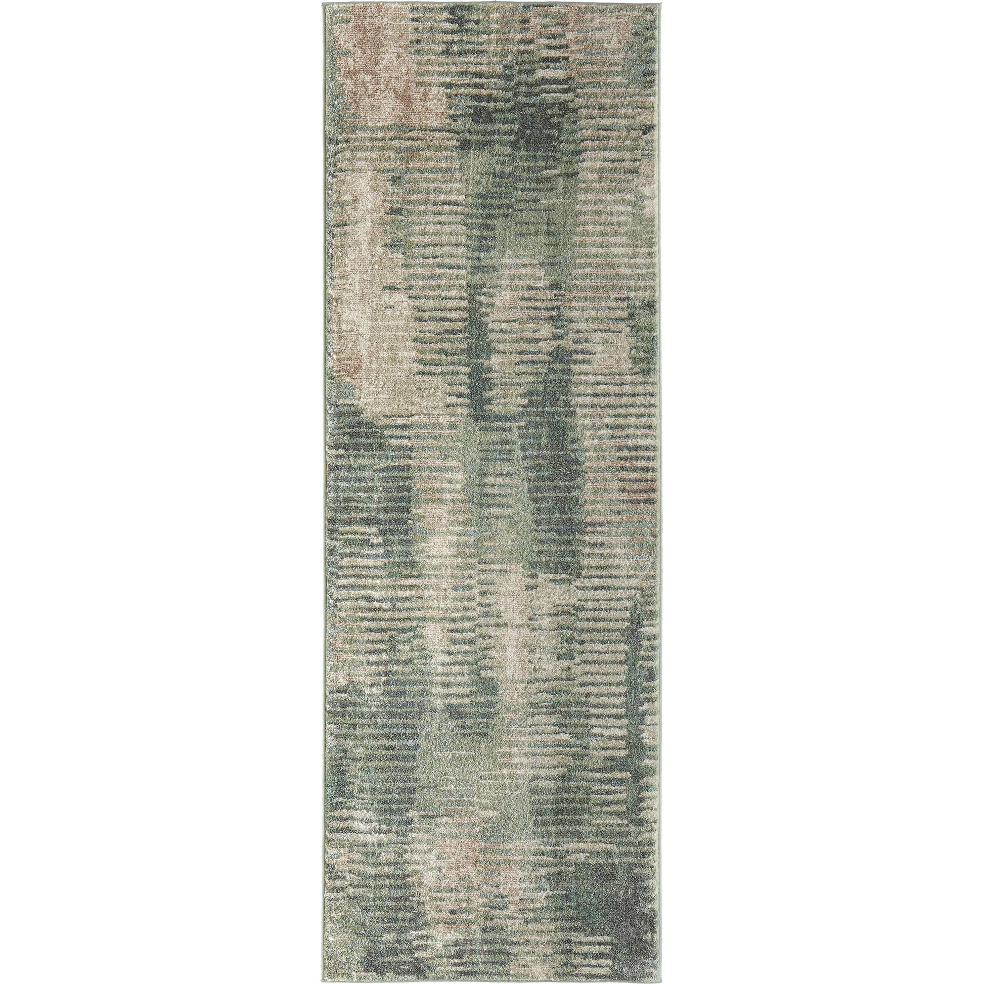Eden EDN39QYF Rug by Feizy in green, ivory, brown. Made from polypropylene in a unique style.