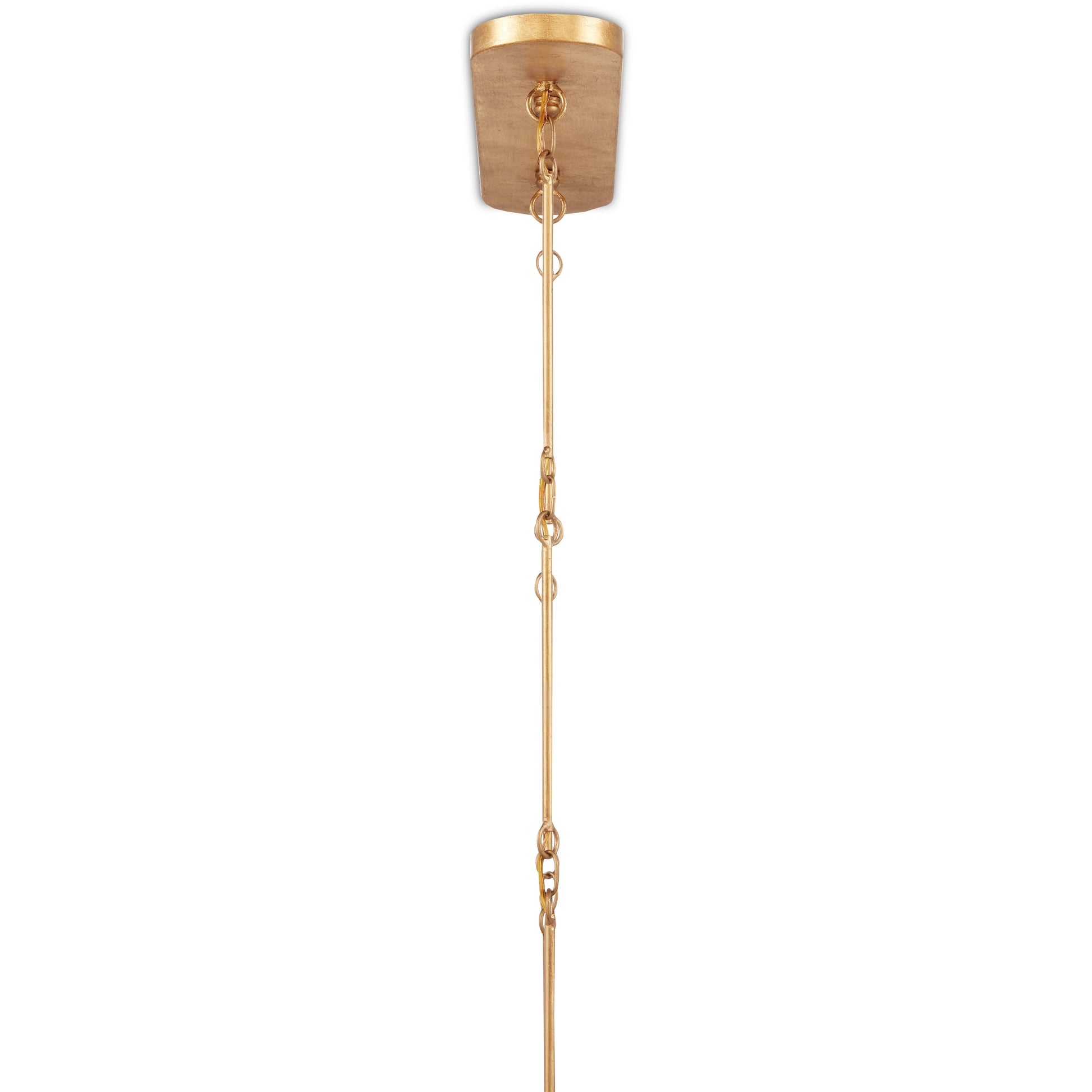 Grand Lotus Oval Chandelier by Currey and Company. Made from wrought iron in a modern style.