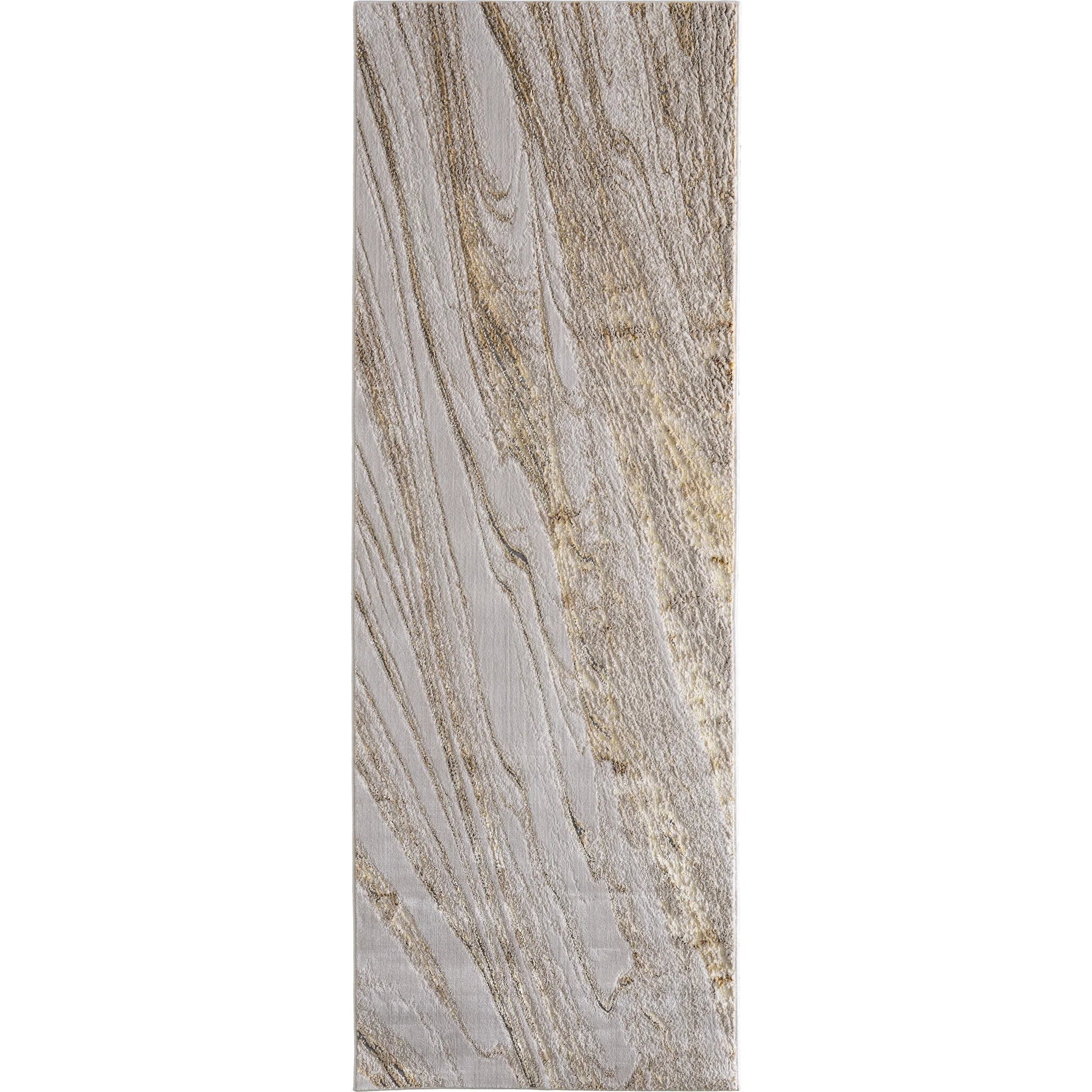 Aura Rug - 39LLF by Feizy in ivory, taupe, gold. Made from polyester, polypropylene in a unique style.