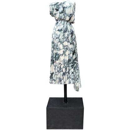 Madame's Cocktail Dress by Currey and Company in natural. Made from marble, metal in a modern style.