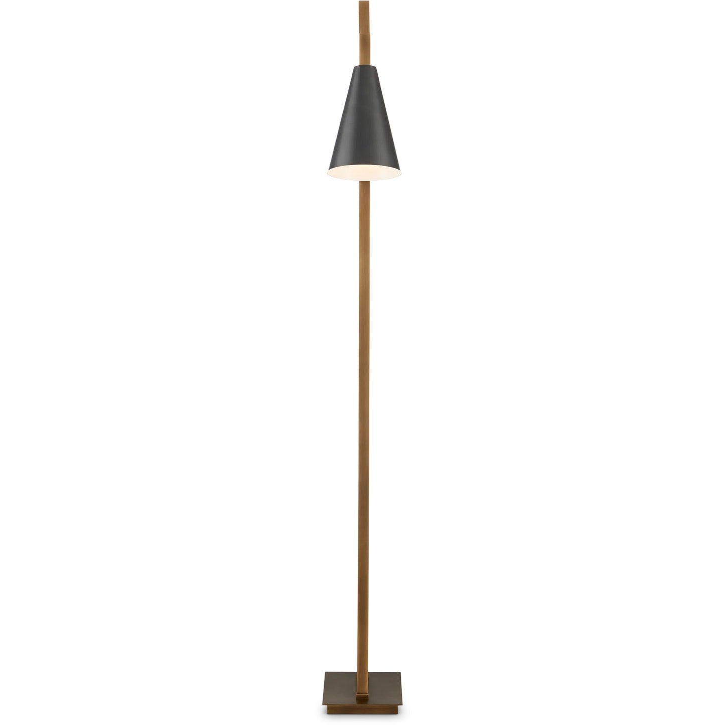 004 SI-2257396 | Additional Silo | Duet Floor Lamp by Currey and Company in oil rubbed bronze, antique brass. Made from metal in a modern style.